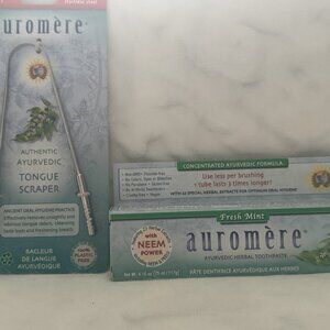 Auromere Toothpaste and Tongue Cleaner